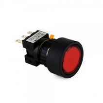 2A2B 푸쉬락 전원 스위치 24V DC LED 매입형 ON-ON 16mm KBL160AT-L3C2푸쉬 락 전원 스위치 LED, 그린 [KBL160AT-L3CG2]