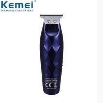 사일런트 Kemei 트리머 살롱 대머리 클리퍼 0mm 이발 기계 Man T Cut 마무리 커터 케멜, 02 Eu 플러그, 01 with retail box