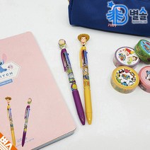 토이스토리 우디 버즈 3색볼펜 그립감이 좋은 필기구