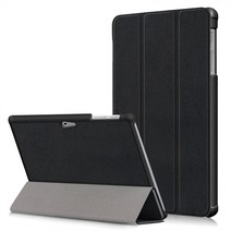 태블릿 가죽 커버 Microsoft Surface Go2 Go3 케이스 적용, 블랙