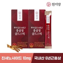 천지양 뿌리깊은 6년근 홍삼정 골드스틱 10포 2박스