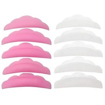 RICISUNG 10 Pcs Eyelash Pads Perma 5 Sizes Available Extensions Premium Silicone Curl Extension Perm