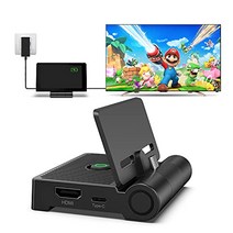 NS 스위치/스위치 OLED용 스위치 TV 독 접이식 및 휴대용 디자인의 innoAura 스위치 도킹 스테이션 HDMI Type-C 및 USB 3.0 인터페이스 -14021