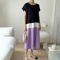 토미컴퍼니 원단이 너무 좋은 편안하고 우아한 임산부 오크원피스 (면100%)