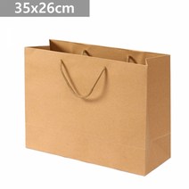 가로형 무지 크라프트지 쇼핑백 35x26cm 쇼핑봉지고급쇼핑백 깔끔한쇼핑백 마트가방 마트봉투 마트장바구니 선물가방 선물백 선물쇼핑백 선물용 선물용쇼핑백 선물용품 선물포장 선물포장쇼핑백 시장가방 시장바구니 장바구니 장바구니가방 귀여운쇼핑백 기성쇼핑백 기프트백 손잡이봉투, 본상품
