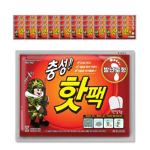 충성 KC 발난로형 핫팩 2p 20g, 30개