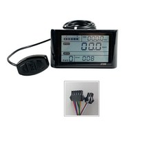 전기자전거 배터리 부품 브레이크 고 실용적인 내구성 디스플레이 패널 S900 LCD UART 110x62mm 1PC 24V36V48V60V72V 케이블 길이 180cm