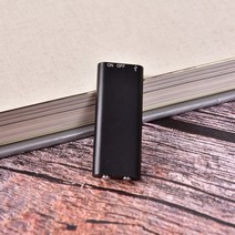 노래녹음기 1pc 휴대용 미니 오디오 레코더 음성 활성화 청취 장치 96시간 8GB 165, 검은색