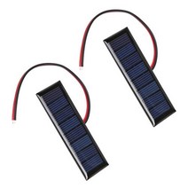 태양 에폭시 패널 폴리 실리콘 보드 와이어 미니 태양계 모듈 배터리 충전기 태양, 2Pcs  4V 0.2W