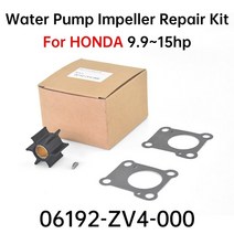 보트 혼다 9.9hp 15hp Bf9.9 Bf15 선박 바다 엔진 부품 용 워터 펌프 임펠러 수리 키트 06192ZV4000 19210ZV4651, [01] Black