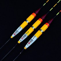 이화스포츠 환희 스페셜 3점등 내림 전자찌, 35cm (2.0g), 레드