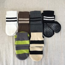 스트라이프 미끄럼방지 골프 요가 필라테스 스포츠양말