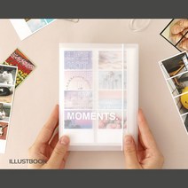 인생 네컷 앨범 우정 커플 사진 보관 포토 하루필름 선물 대용량 사진첩 포토북, 01 그린
