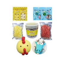 꼬메빔보 무향 버블솝플레이 비누클레이 리필 50g - 1kg, 500g, 블랙