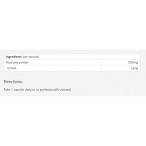 NZ직구 Good Health 10-HDA 성인용 로얄젤리 프리미엄 프로덕트 365capsules 1팩, 수량, 상세참조
