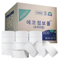 에코 프리미엄 무형광 점보롤 3겹 16롤, 8롤, 2박스