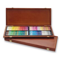 문교 오일파스텔 72색/ 목함케이스 입문자용 원형 유성파스텔 크레파스 취미그림 화방 미술 채색