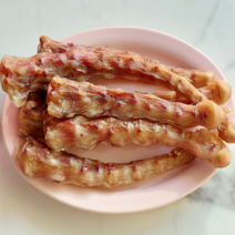 마이펫푸드 강아지 수제간식 돼지꼬리 500g 껍질제거, 2개