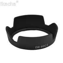 EW-60C II 렌즈 후드 캐논 600D 550D EF-S 18-55mm EW 60C ii 가역 카메라 액세서리