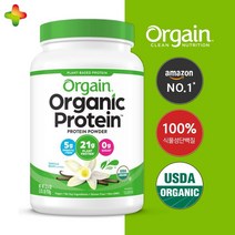 [올게인] 올게인 오가닉 플랜트베이스 프로틴파우더 바닐라맛 920g 1통, 1개