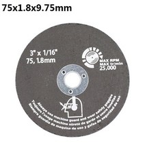 그라인더집진기 커버 XCAN-앵글 그라인더 커팅용 톱날 직경 75mm 섬유 커팅 디스크 돌 타일 금속 원형 톱, 03 75x1.8x9.75_01 5pcs