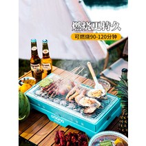 드럼통화로 항아리화로 비어캔치킨홀더 숯불 화덕 일회용 바베큐 스토브 야외 피크닉 무연 가정용 오븐 캠핑 그릴 실내, [01] 내구버전[큰돈-파랑]은 3-4시간 구울 수 있
