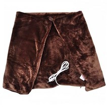 전기 담요 usb 캠핑 휴대용 이불 무릎 방석 2022 가열 랩, 갈색