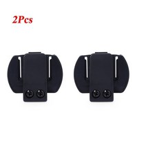 블루투스 Type-C V6 Plus 액세서리 이어폰 스피커 Pro 바이크 오토바이 헬멧 용 듀얼 마이크 Bluetooth Intercom, 02 2Pcs Plastic