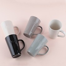 마시피렌체 그란데 롱 머그컵 500ml, 마시 그란데 롱머그(블랙), 1개