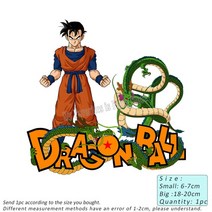 추위에서 지켜주는 드래곤 볼 핫 전송 의류 스티커 다림질 패치 손오공 애니메이션 만화 셔츠 Applique 장, 23 23_02 big 18-20cm