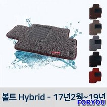 ForU80 차량용 코일 차매트 자동차 매트 카매트 볼트 운전석매트 자동차뒷 자석, 다크브라운