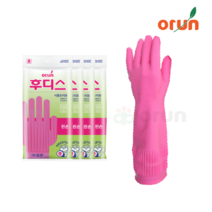 후디스 고무장갑 왼손 하나, 4개, 중(M)