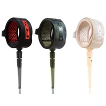 FCS 서핑 리쉬 코드 6ft COMP 서프 보드 흐름 방지 ESSENTIAL SERIES Comp6 경량 (Camo)