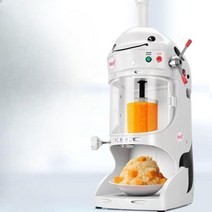 대형 눈꽃빙수기계 눈송이 빙수제빙기 카페 업소 빙수기 대용량 다기능 전기 눈꽃얼음, 화이트