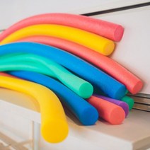 백업 빽업 스폰지막대 5cm x 1M 단색 세트 10개입, 주황-10개입