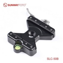 삼각대 헤드 모노포드 볼헤드 핸드폰 카메라 휴대폰 미니 거치대 DSLR SUNWAYFOTO SLC60B 클램프아르카 스위스 레버퀵 릴리스 클램프RRS 호환 QR, 파란, 1.파란