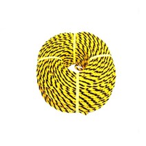 PE로프 형광 타이거 안전 로프 노랑흑색 8mm 현수막끈