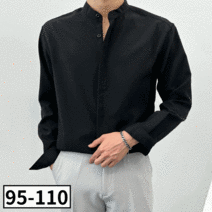 이브컴퍼니 차이나카라 헨리넥 링클프리 실크 히든 셔츠(285-1)