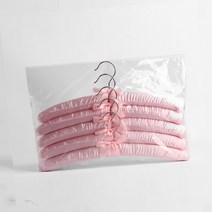 옷걸이 고급 실크 칼라 스웨이드 논슬립, 1개, 상세페이지참조