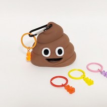 두빵펫 강아지 똥츄 풉백 똥봉투 응가 실외배변 하리보 키링 배변용품, 1개, 미니 하리보 키링 포도
