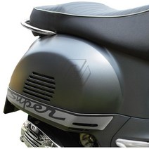 베스파 튜닝 파츠 GTS300 튜닝 파츠 데칼 스티커, 블랙