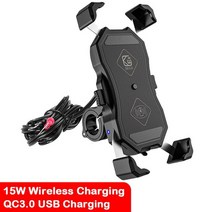 배달대행거치대 핸드폰 자전거 자석 오토바이 전화 홀더 15w 무선 충전기 usb qc3.0 빠른 충전 브래킷 스마트 폰 스탠드 360 모바일 지원