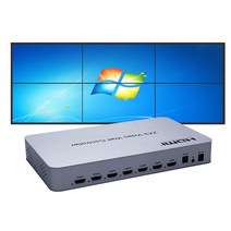 홈캠거치대 4K 비디오 월 컨트롤러 2x3 3x2 HDMI 6 출력 디스플레이 멀티 스크린 스티칭 프로세서 스위처, 03 With AU Plug