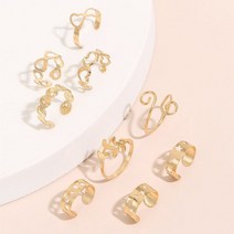 토우링 발가락 반지 ALYXUY-여성을 위한 조정 가능한 Boho 발가락 반지 골드 도금 발 보석 소녀 다양한 유