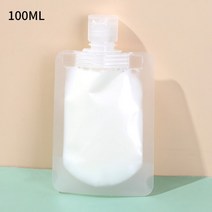 30/50/100ml 포장 백 스탠드 업 스파우트 파우치 빈 로션 샴푸 여행 가방, [01] 100ml-5pcs