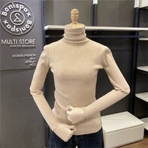 셀러허브 1 보니스팍스 NC02 골지 슬림 폴라 니트 B48KP300