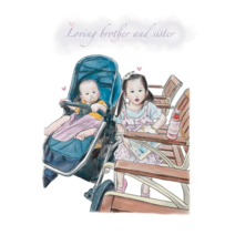 [액자 포장 무료이벤트] 사진주문제작 초상화 일러스트 팝아트 캐리커쳐 액자 기념일 선물 웨딩 커플 여자친구 남자친구 사진그림주문 결혼 우정 라인드로잉 사진드로잉 그림주문제작, 컬러배경, 1인{동물도1인}