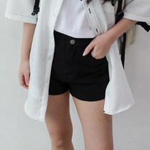 주니어 피트 스판 코튼 반바지 초등학생 중학생 고등학생