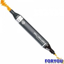 ForU747 알파 디자인마카 낱색 입 6개 펜 마카 디자인 캘리그라피 일러스트, Y164
