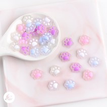 미니 고양이 발바닥 레진아트 재료 R398, 단품
